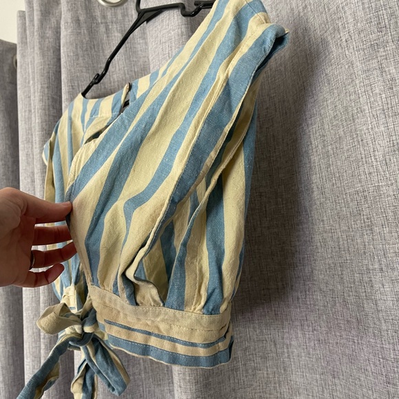 Free People Blue Striped Matching Set - Picture 9 of 12